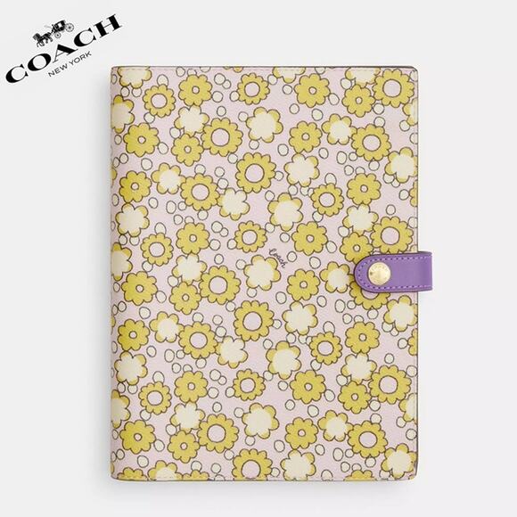 🌸 Coach Notebook With Floral Print - Picture 1 of 6